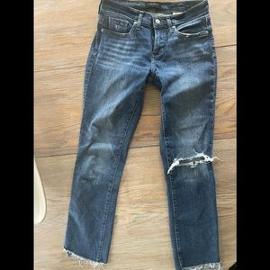 Banana Republic Cropped Ankle Girlfriend Jeans Size 25!